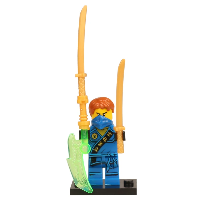

Anime Figure NINJA Action Figures Jay Lloyd Master Chen Kapau'rai Lord Carmadon with Motorcycle Building Blocks Toys For Kids