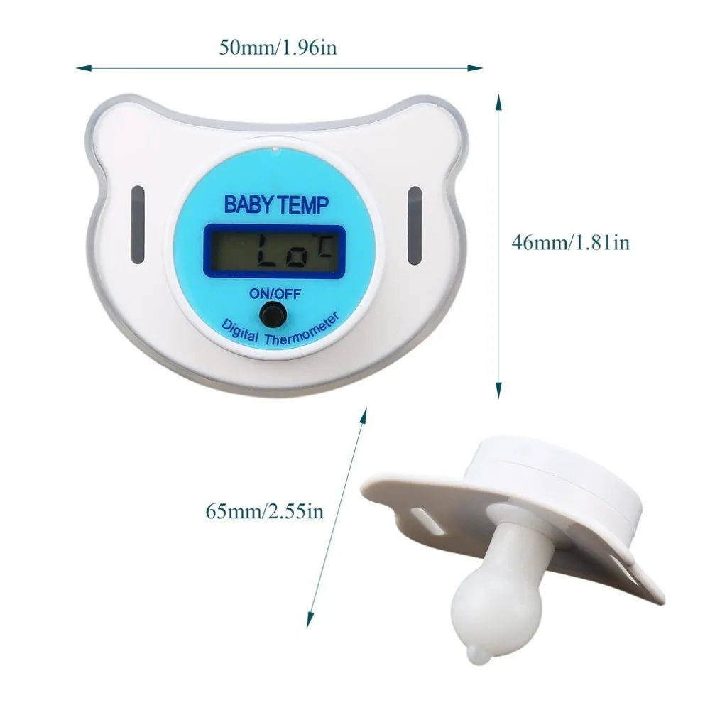 Практичный детский ЖК-цифровой рот соска термометр Температура младенческий ребенок здоровье и гигиена мониторы