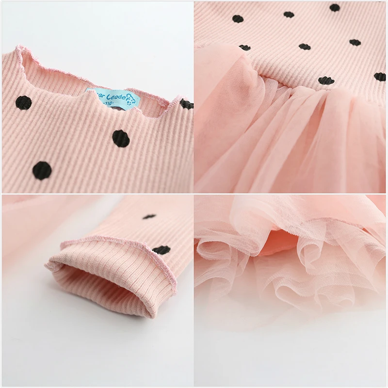 Bear leader/платье для девочек г. Новая Осенняя блуза для девочек детские рубашки с милым принтом грибов одежда для детей от 3 до 7 лет