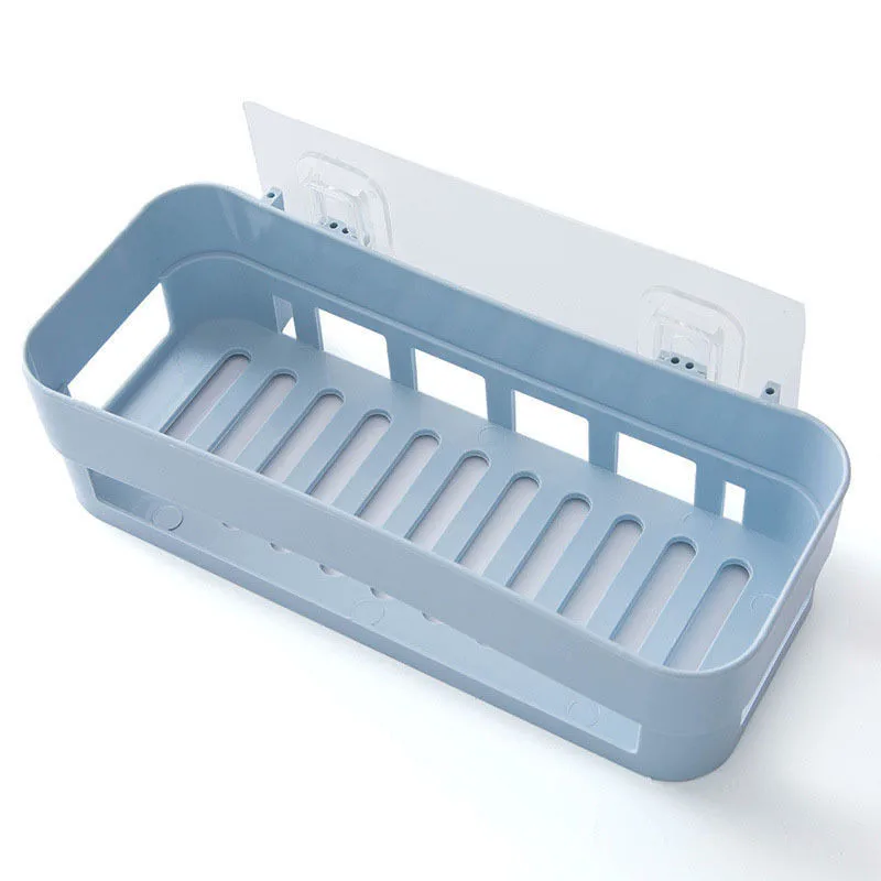 Plastic Wall Mounted Type Bathroom Kitchen Corner Storage Rack Organizer Shower Shelf Storage