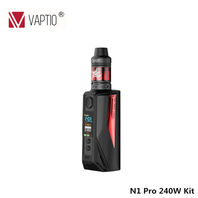 Original Vaptio 200-240W N1 pro Starter kit New Arrival Electronic Cigarette kit with Frogman Tank OCC coil VV VW 18650 mod kit Original Vaptio 200-240W N1 pro Starter kit New Arrival Electronic Cigarette kit with Frogman Tank OCC coil VV VW 18650 mod kit