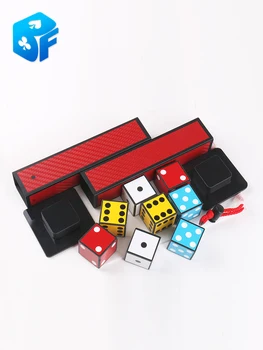 

Fism prediction dice dice miracle close up magic tricks stage magic props