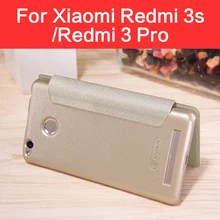 For xiaomi redmi 3s Case NILLKIN Sparkle flip cover PU Leather hard plastic back cover phone case for xiaomi redmi 3s (5 inch)