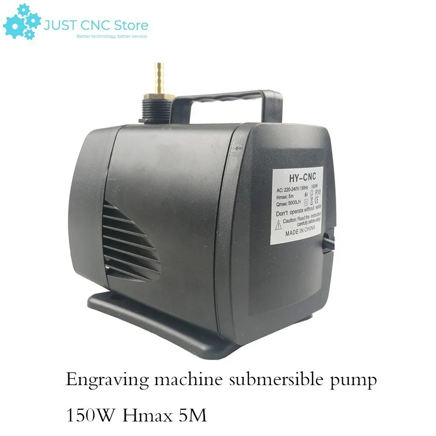 

Engraving machine submersible pump power 150W Hmax 5M flow 5000L/H voltage 220-240v for the tank fountain mechanical equipment