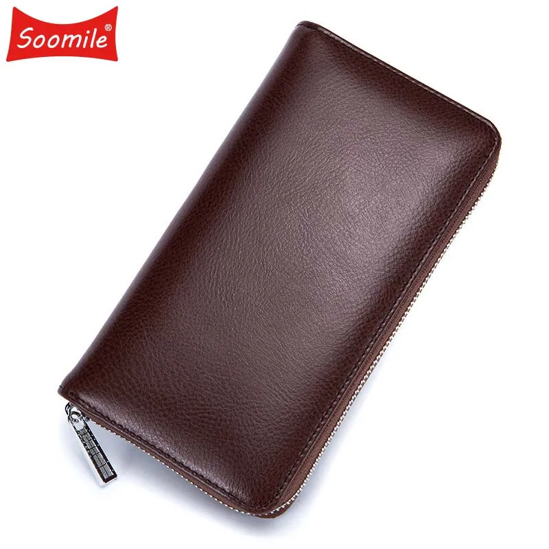 2018 New Anti Theft Men Wallets Unisex Passport Cell Phone Wallet RFID Blocking 36 Card Holder ...