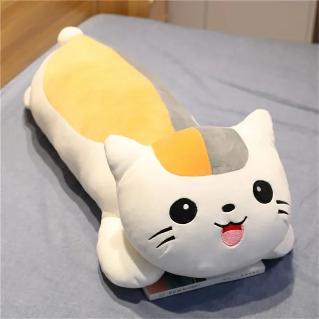 50/70 см Высокое качество Мягкие плюшевые куклы Kawaii до уровня колен, с принтом котика животные плюшевые игрушки подушки Рождественский подарок для детей, детские носки для новорожденных - Цвет: 2