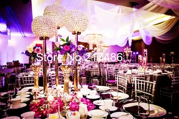 

wedding crystal pillar beaded wedding flower stand event party decoration Wedding prop