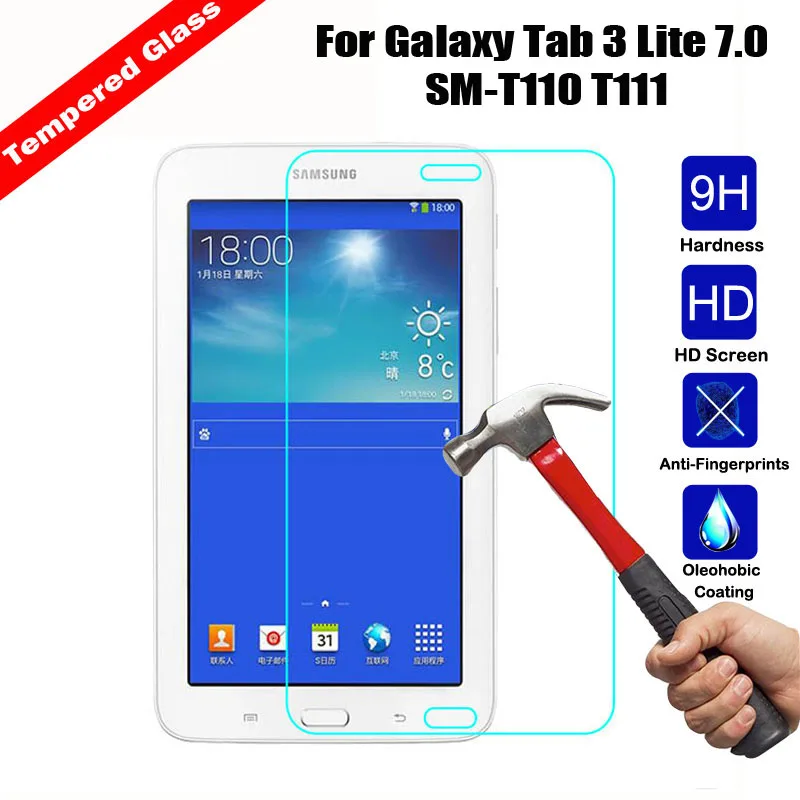 2 шт Защитная пленка для планшета для samsung Galaxy Note 10,1 N8000 N8010 N5100 Tab 3 P5200 T111 T211 T230 закаленное Стекло Защитная крышка