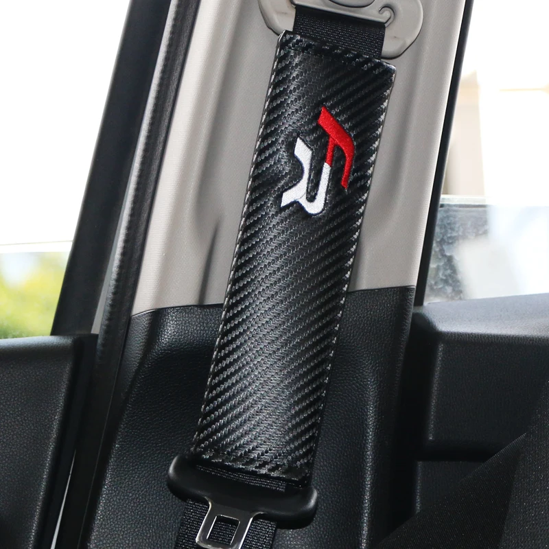 2 шт. автомобильный ремень безопасности на плечо защитный чехол для сиденья FR Leon Ibiza cupra Altea ремень гоночный из углеродного волокна