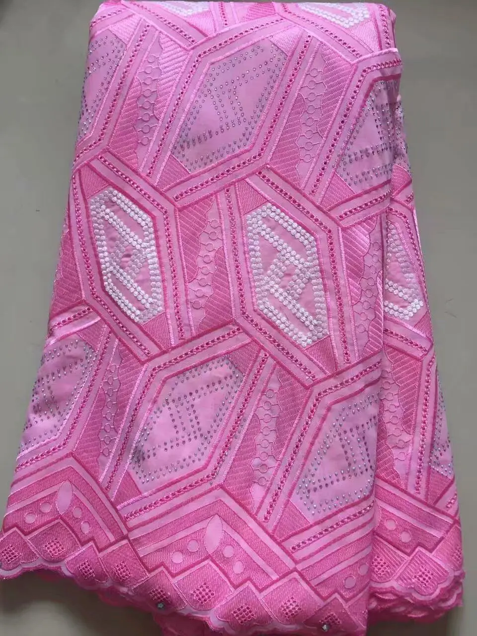 

New Design High Quality African Swiss Voile Lace/Luxury Swiss Voile Lace In Switzerland For Dresses With Stone