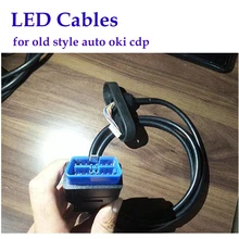 Светодио дный OBD2 кабель OBDII 16pin Замена для классических авто oki чип bluetooth VD TCS CDP PRO PLUS OBD кабели Запчасти