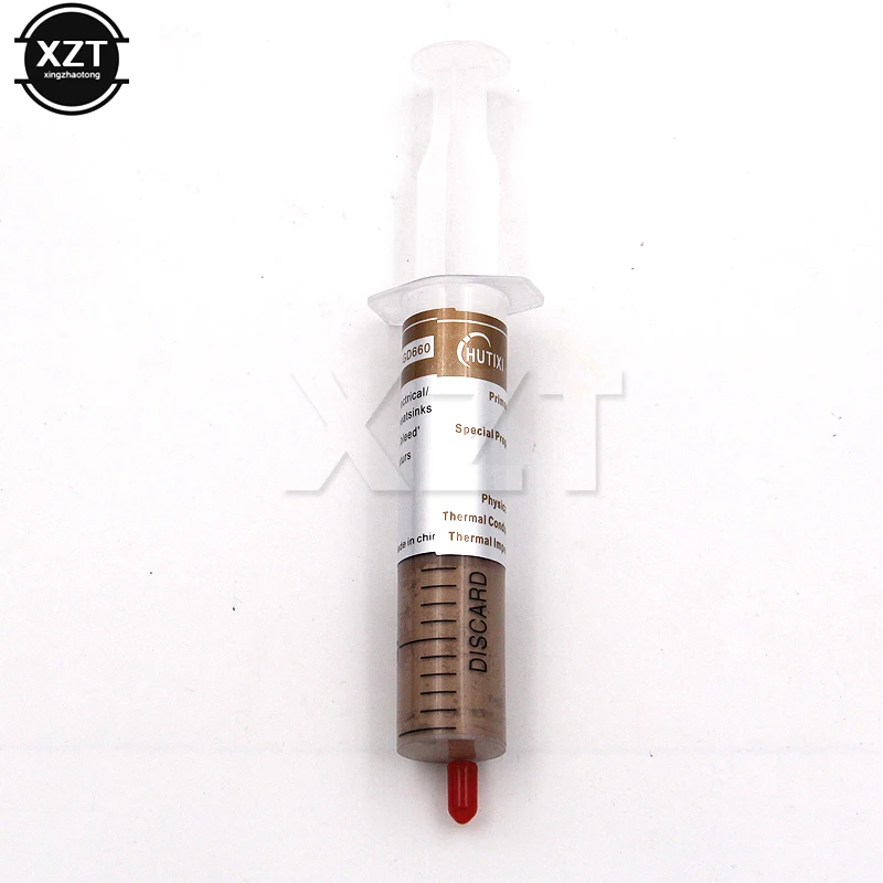 

Syringe Processor Thermal Paste Grease gray CPU Cooler Heatsink Conductive Compound ABS Cooling Radiator Termopasta