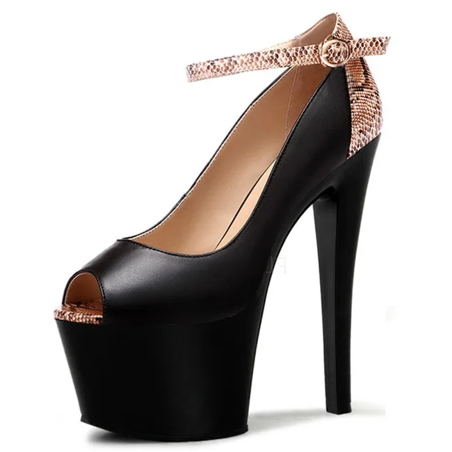 New high heel 17-18-20cm Roman style nightclub sexy model show dancing shoes