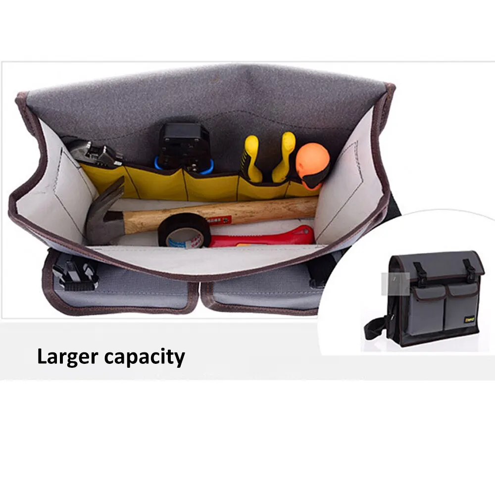 Tool Bag Toolkit Electrician tool Single Shoulder Bag Hardware Waterproof Wear-resistant Oxford Cloth tools belt bag Multiuse tool pouch