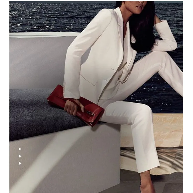 White font b Women b font Ladies Custom Made Business Office Tuxedos Work Wear Suits Bespoke