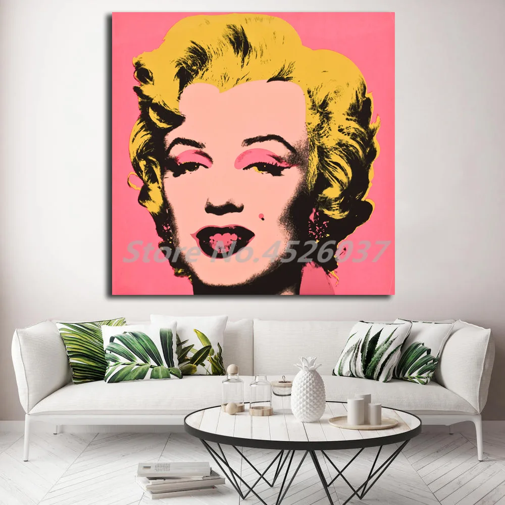 Плакаты Мэрилин Монро балерина черно белые Энди Warhol холст живопись печать