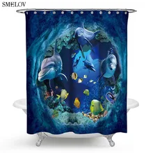 Ocean Shower Curtain Polyester fabric printed waterproof Bathroom Bath Tub Curtain screen Toilet Cover Bathroom Decor 180*180cm Ocean Shower Curtain Polyester fabric printed waterproof Bathroom Bath Tub Curtain screen Toilet Cover Bathroom Decor 180*180cm