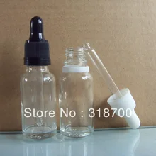 200x15 мл, прозрачный стеклянный бутылка эфирного масла с капельница с контролем вскрытия 15cc прозрачное стекло E жидкое стекло флакон для капель