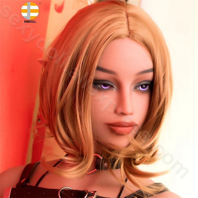 WMDOLL Новинка 2018 154 # оральная TPE Силиконовая секс кукла голова эльфа лицо высокое