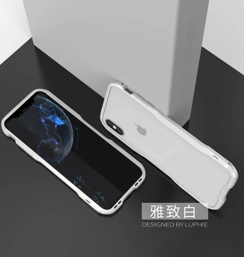iphone 13 pro max cover Luxury Metal Bumper Case for iPhone 11 13 Pro Max XS 12 Mini XR 7 8 Plus SE2020 Aluminium Alloy Frame Strong Double Color Cover iphone 13 pro max case clear