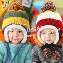 Детский хлопковый наушник Защитная шляпа, детские аксессуары в стиле унисекс для мальчиков и девочек, рождественский подарок, F-0531