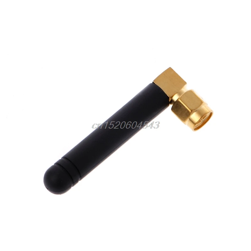 

433Mhz Antenna With Right Angle SMA Male Connector 2dBi 50mm R24 Drop Ship