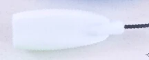 Costa del mar ультратонкий светильник вес Очки солнцезащитных очков Фиксатор кабеля шнур с slicon конец советы - Цвет: white