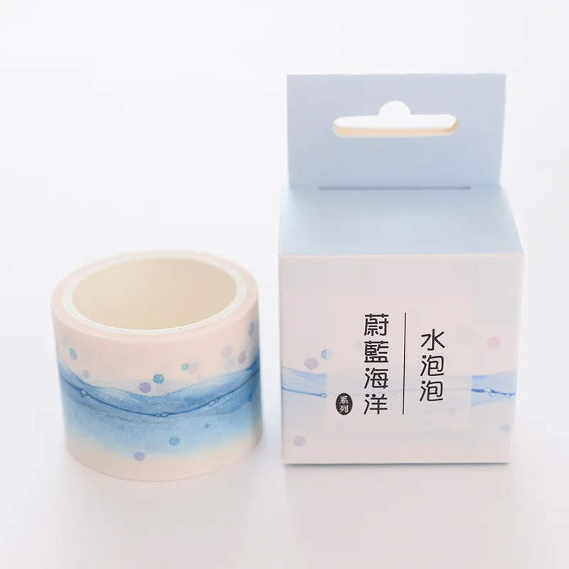 

1 Pc/pack Sea Washi Tape Set for DIY Scrapbooking Decoration Sticker Label Masking Tape School Office Supply