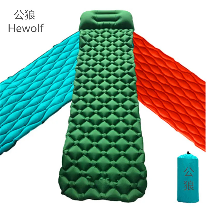 

Outdoor sleeping bag nylon inflatable bed camping tent waterproof pillow, air cushion, cushion