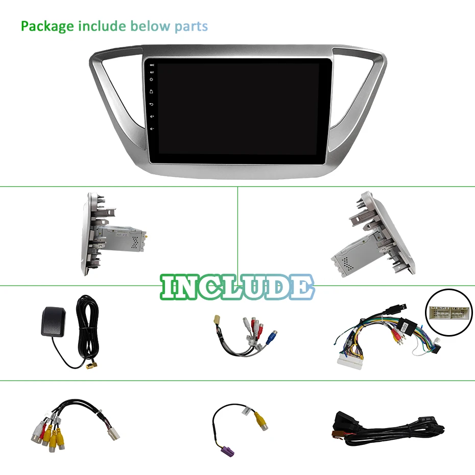 Discount IPS DSP 4G RAM 64G ROM Android 9.0 Car GPS for Hyundai Verna Solaris 2017 2018 Multimedia Navigation Radio Stereo No DVD Player 2