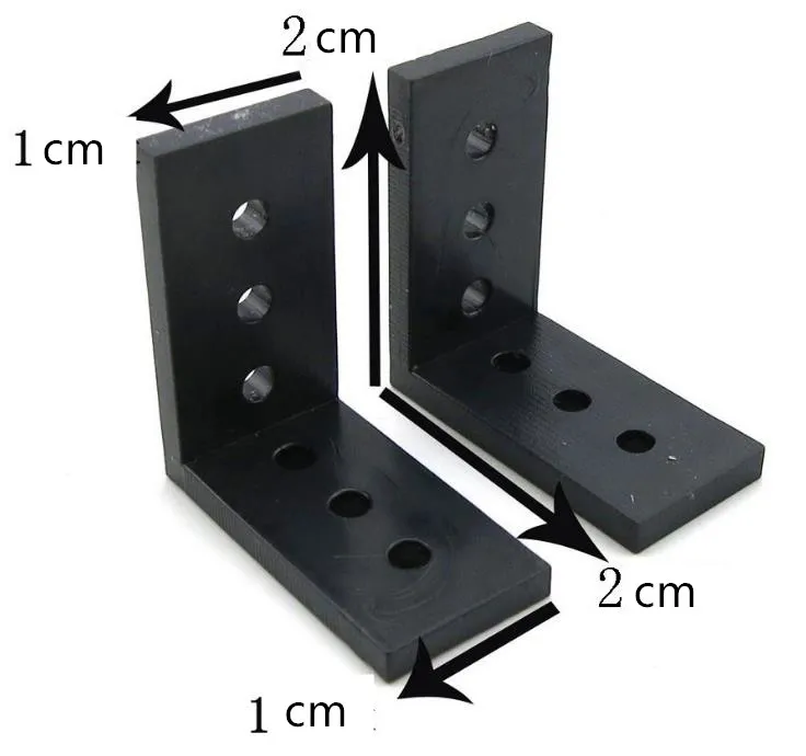 10 шт/лот L модель осевой рамы горизонтальный и вертикальный кронштейн форма угла рамка своими руками материалы наборы