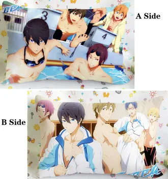 

Free! Iwatobi Swim Club Haruka Japanese Anime Cute Throw Pillow Cover Cases Cover Bedding Pillowcase Cushion 40x60cm