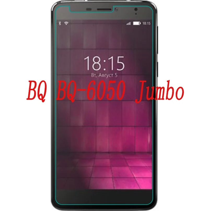 

Smartphone Tempered Glass for BQ BQ-6050 Jumbo 6050 9H Explosion-proof Protective Film Screen Protector cover phone