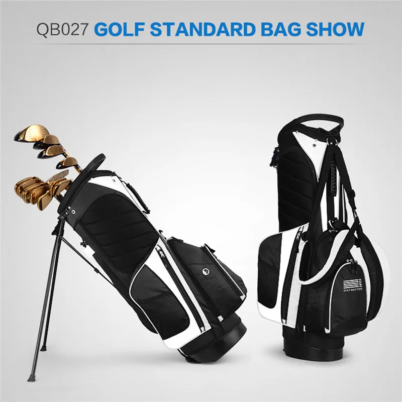 PGM Портативная сумка для гольфа с подставкой сумки для гольфа с подставкой 14 розеток мульти Открытый спорт карманы стандартная сумка с плечевым ремнем 90*28 см
