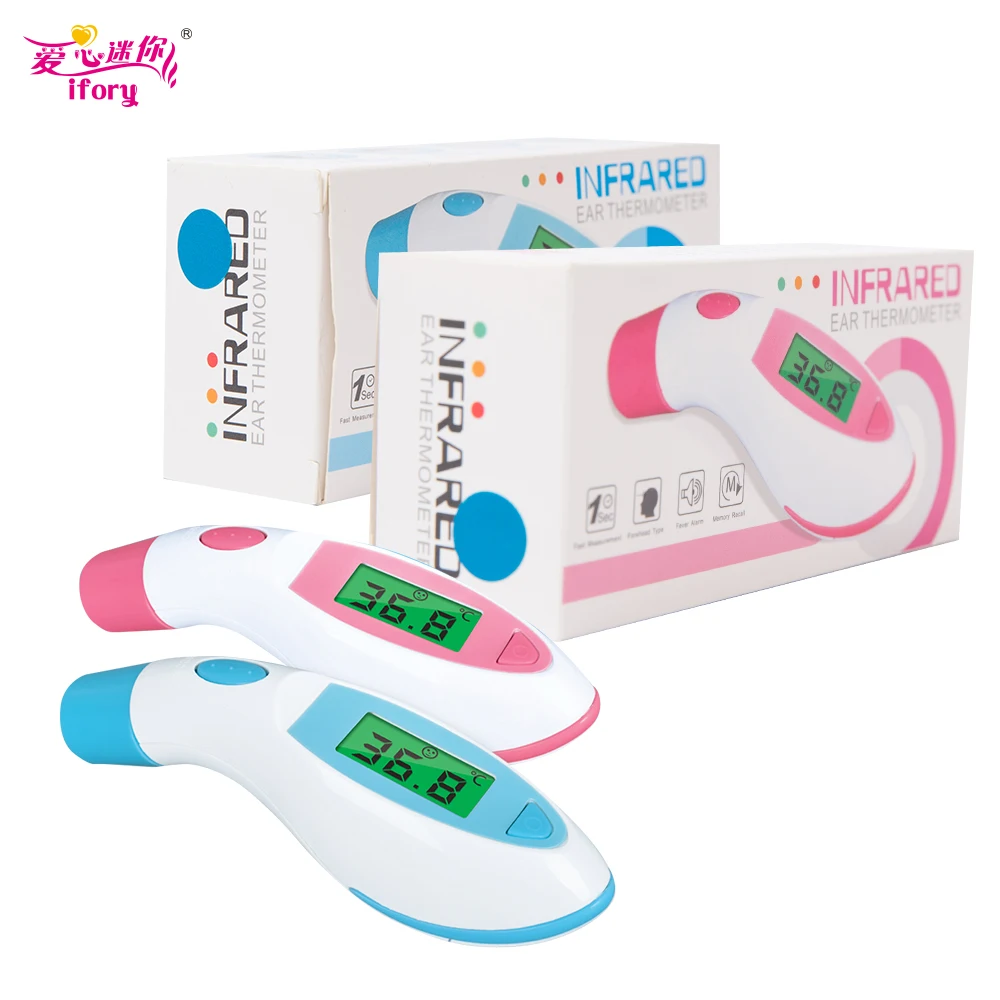 

Ifory Home Thermometer Electronic Human Body Infrared Thermometer Measuring Temperature Baby & Adult Ear/Forehead Contact