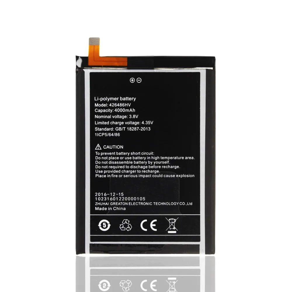 Алессер для UMI Plus аккумулятор 4000 мАч Сменный аксессуар Аккумуляторы для UMI Plus сотовый телефон