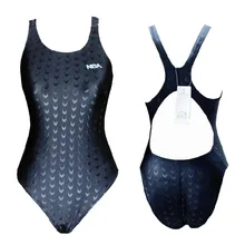 Купальные костюмы nsa девушки дети спортивные тренировочный купальник влагозащитные женские полуботинки с Профессиональный купальный костюм