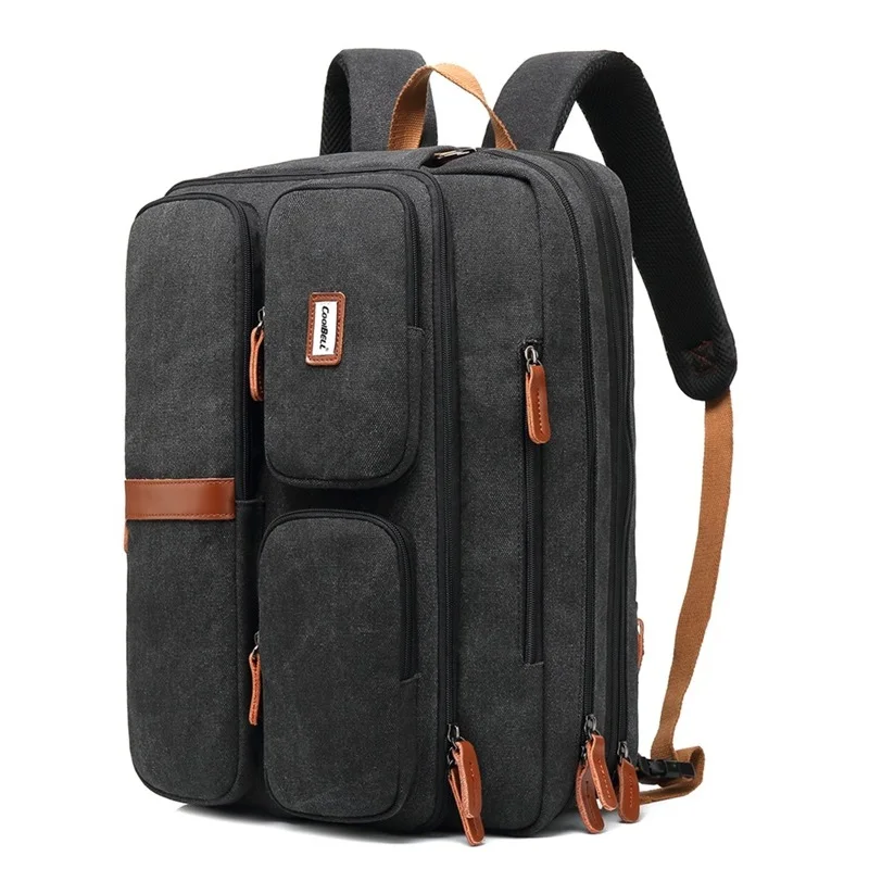

Male Backpack Anti Theft Backpack 17 inch Waterproof Business Backpacks Large Multifunctional Hand bag Crossbody Bag Mochila