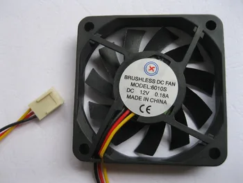 

6 Pcs Brushless DC Cooling Fan 11 Blade 6010S 12V 3 wiers 60x60x10mmm