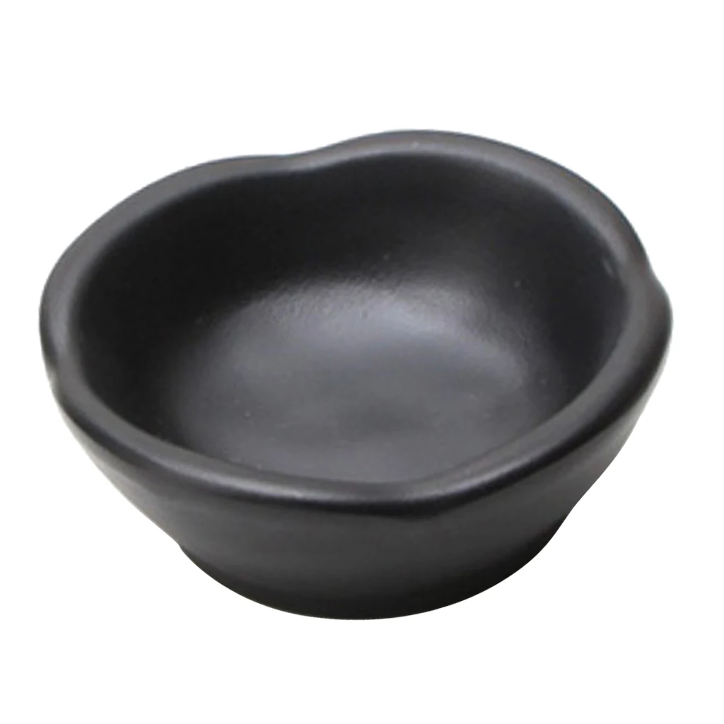 Black Dipper Bowl Snack Dish Food Holder Tray French Fries/chip/bites Bowl 7-13cm Xmas Halloween Party Supplies
