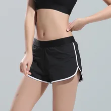 Летние спортивные шорты, новые шорты для упражнений, женские шорты для йоги, быстросохнущие шорты для бега, QY