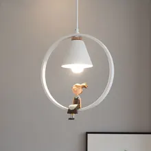 Nordic bedside chandelier E27 socket single head modern minimalist bedroom pendant lamp creative restaurant dining room light 2017 solid wood chandelier modern chinese japanese nordic creative minimalist living room dining three single head wooden lamp