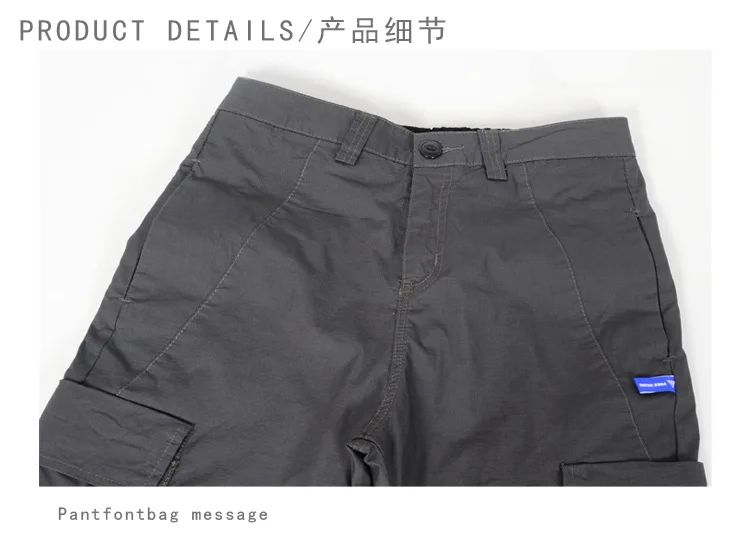 Color Block Pockets Cargo Harem Ribbon Pants Mens Casual Joggers Baggy Tactical Trouser Harajuku Streetwear Hip Hop Fashion Male