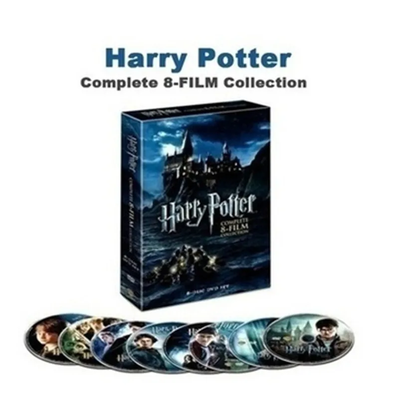 

Harry Potter Film DVD The Complete 1- 8 Collection (DVD, 8-Disc) Box Set Brand New