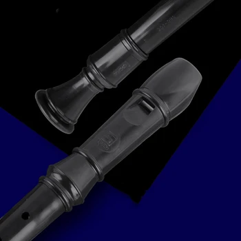 

Soprano Recorder Flute Black 8 Hole High Pitch C German Style Professional High Quality Woodwind Instruments Beginner Recorder