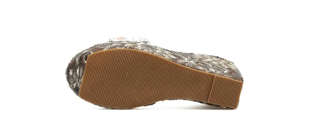 Koovan/Женские туфли-лодочки тапочки новые летние фианитами склон с толстая подошва тапочки Водонепроницаемый Для женщин сандалии