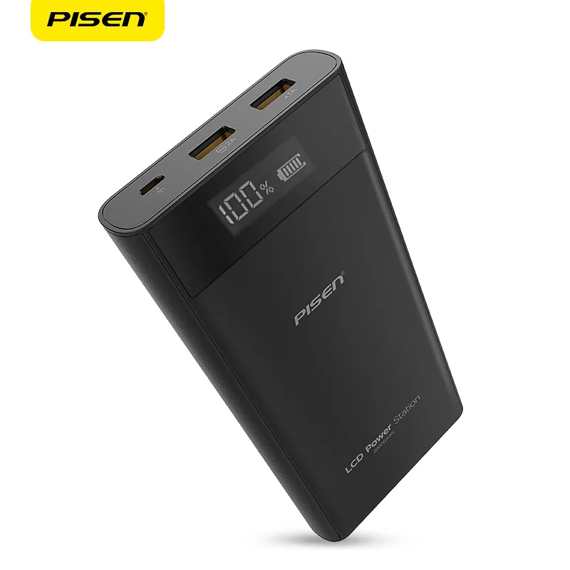 imágenes para PISEN Teléfono Móvil Banco de la Energía 20000 mAh 18650 Batería Externa Portátil Cargador Universal Dual USB Powerbank para Móviles Tablets imágenes para PISEN Teléfono Móvil Banco de la Energía 20000 mAh 18650 Batería Externa Portátil Cargador Universal Dual USB Powerbank para Móviles Tablets