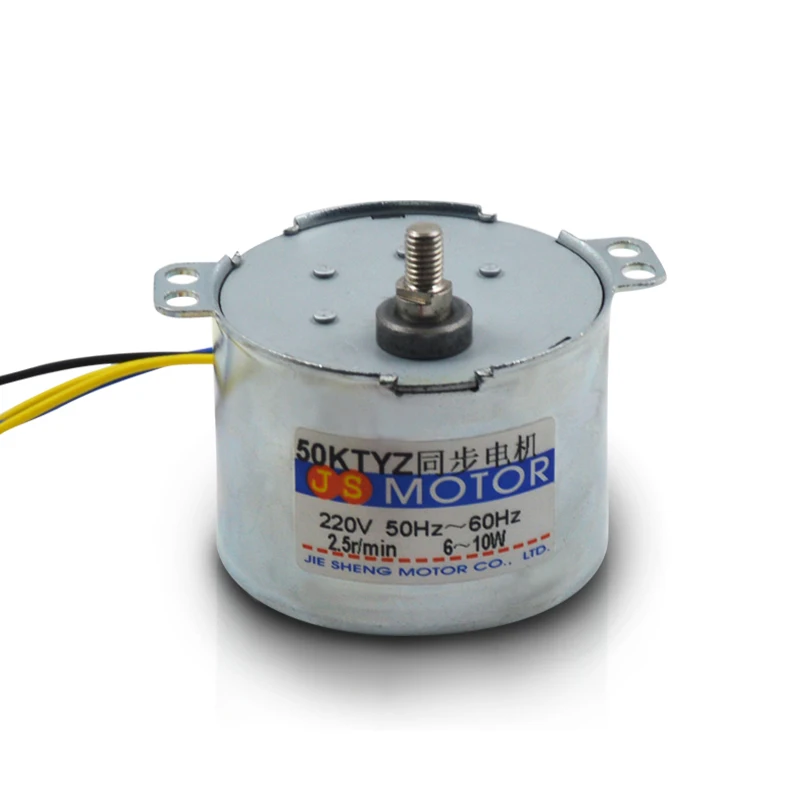 50KTYZ 2 AC220V 6 10 Вт синхронный двигатель переменного тока Низкая скорость высокий