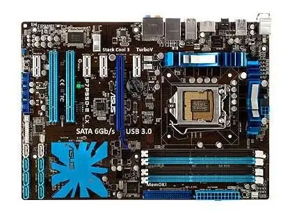 

ASUS used original Desktop motherboard P7P55D-E LX DDR3 LGA1156 16G P55 USB3.0 SATA3.0 80%new