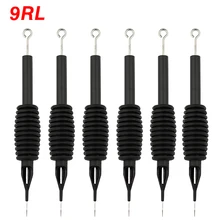 OPHIR 6 шт./лот стерильные одноразовые 9RL татуировки сопла иглы и трубки 3/4 сцепление_ TA110(9RL)-6x